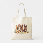 Paas Duitse herdershonden Tote Bag (Achterkant)