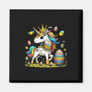 Paas Eenhoorn Kroon Cute Eieren Cadeau Meisjes Kin Magneet
