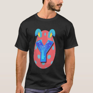 Paas Ei Alfabet ABC's Leren Leuk Kleurrijk Laat T-shirt