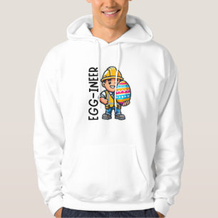 Paas-ei-eur Grappig Pasen Ingenieur Hoodie