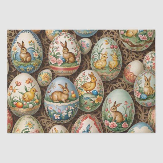 Paas-ei Kunst Decoupage Tissuepapier (Voorkant)