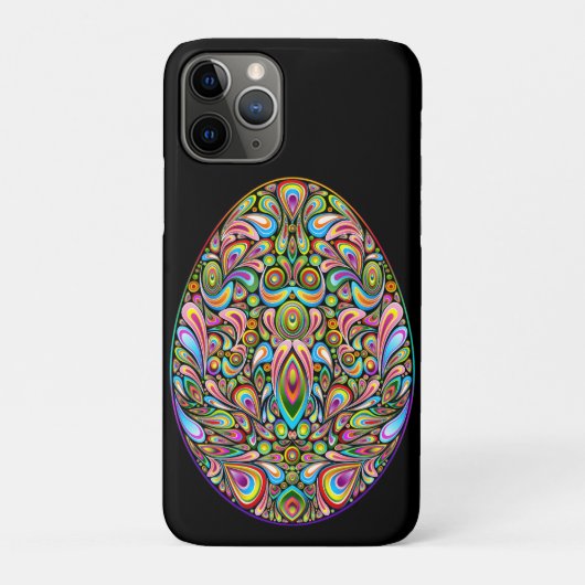 Paas-ei psychedelisch ontwerp kids biologisch T-sh Case-Mate iPhone Case (Achterkant)