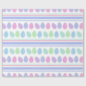 Paas Eier Strepen Cadeaupapier (Vlak)