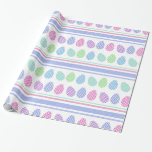 Paas Eier Strepen Cadeaupapier