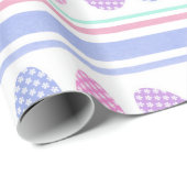 Paas Eier Strepen Cadeaupapier (Rol Hoek)