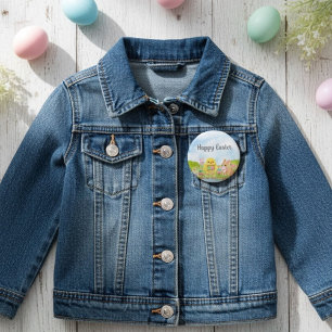 Paas Eieren Brunch Kuiken Paashaas Feest Ronde Button 3,2 Cm