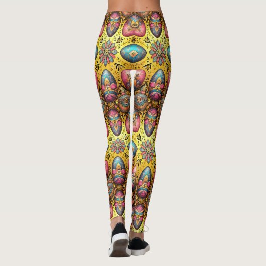 PAAS EIEREN ~ Extravaganza 3D ~  Leggings (Achterkant)