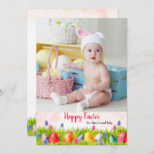 Paas Eieren Extravaganza Foto Kaart (Voorkant / Achterkant)