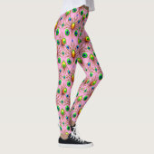 PAAS EIEREN ~ Groen Geel 3D ~ Leggings (Rechts)