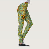 PAAS EIEREN ~ Groen Geel 3D ~ Leggings (Rechts)
