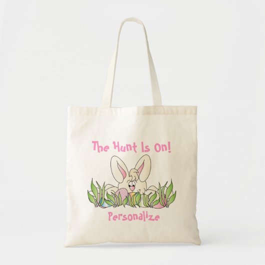Paas Eieren Jacht - Personaliseer Tote Bag (Voorkant)