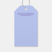 Paas Eieren Konijn Grappige Aangepaste Naam Cadeau Cadeaulabel (Achterkant)