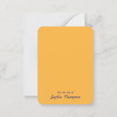 Paas eitje & Gele Paarse Krokus Bloemen Notitiekaartje (Achterkant)