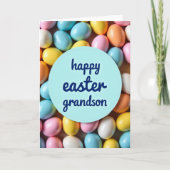 Paas eitjes pastel patroon kaart (Voorkant)