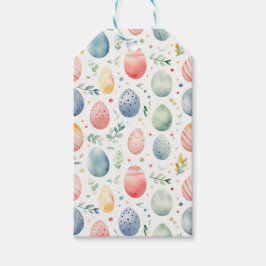 Paas eitjes Pastel Serenade Cadeaulabel