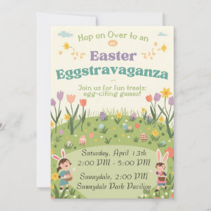 Paas Extravaganza Feest Uitnodiging – Leuk Voorjaa