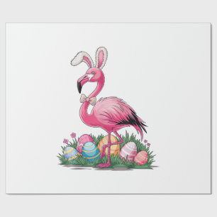 Paas Flamingo T-Shirt Cadeaupapier