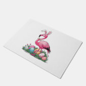 Paas Flamingo T-Shirt Deurmat (Schuin)