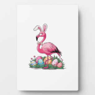 Paas Flamingo T-shirt Fotoplaat