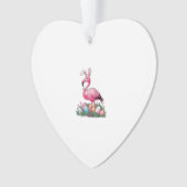 Paas Flamingo T-shirt Ornament (voorkant)