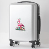 Paas Flamingo T-Shirt Sticker (Koffer)