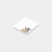 Paas Franse Bulldoggen Post-it® Notes (Schuin)