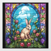 Paas Glas in lood Window Cling Raamsticker (Vel)
