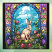 Paas Glas in lood Window Cling Raamsticker (Vel 3)