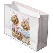Paas Goldendoodle Honden Groot Cadeauzakje (Voorkant Gekanteld)
