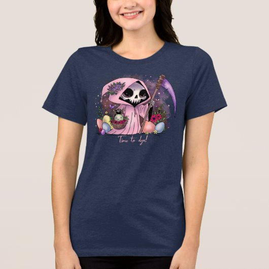 Paas Grim Reaper Tri-Blend Shirt (Voorkant)
