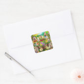 PAAS GROETEN VIERKANTE STICKER (Envelop)