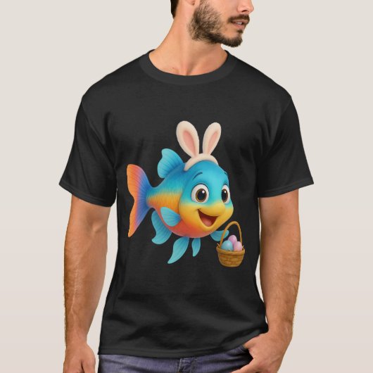 Paas Guppy Vis T-shirt (Voorkant)