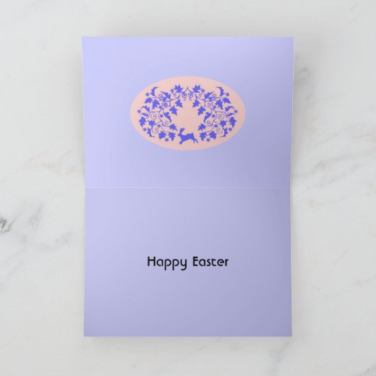 Paas Haas  Kaart (Binnen)