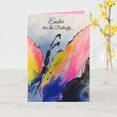 Paas Hallelujah Vouwkaart Kaart (Gele Bloem)