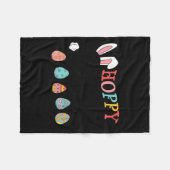 Paas hase eitjes grap fleece deken (Voorkant (Horizontaal))