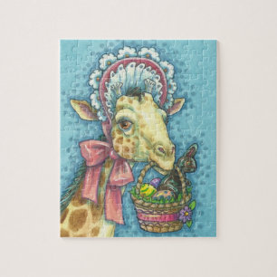 PAAS HOEDJE GIRAFFE PUZZEL