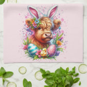 Paas Hoogland Koe Theedoek (Gevouwen)