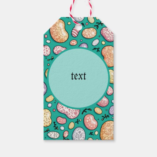 Paas Jelly Bean Cadeaulabel (Voorkant)