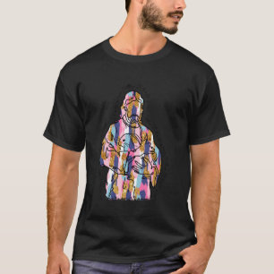 Paas Jezus Konijn Hij Is Opgestaan Religieus Chris T-shirt