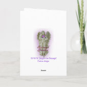 Paas Kaart konijn regenboog Foto lijst (Achterkant)