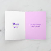 Paas Kaart konijn regenboog Foto lijst (Binnen)