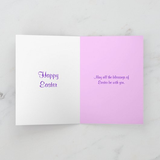 Paas Kaart konijn regenboog Foto lijst (Binnen)