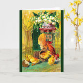  Paas Kaart - Paaskuikens (Gele Bloem)