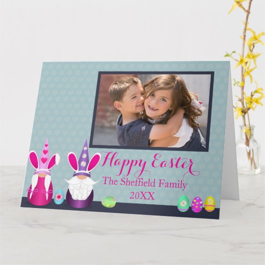 Paas Kabouters Kaart (Gele Bloem)