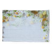 Paas kersenpruim: gele eieren. kussensloop (Achterkant)