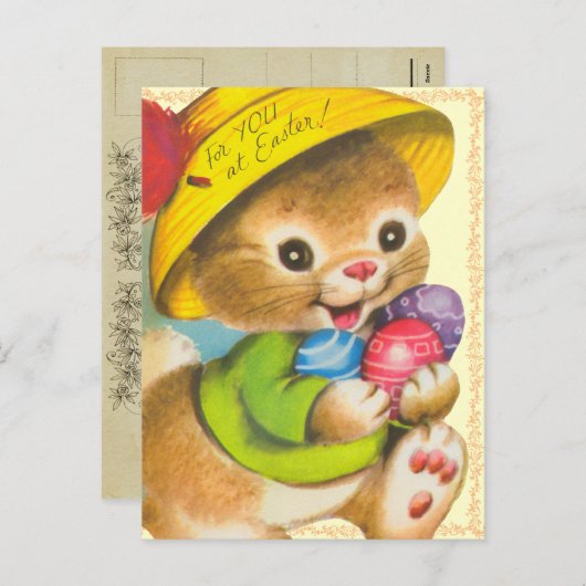 Paas Kinder Briefkaart (Voorkant / Achterkant)