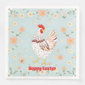 Paas  Kip Vakantie Collectie Servet (Voorkant)