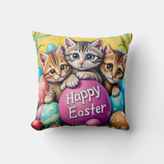 ~ PAAS Kittens Paaseieren ~ Zoete Vintage~ Kussen