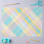 Paas Konijn Geruite Serie Ontwerp #25 Tissuepapier (Craft)