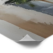 Paas Konijn In Emmer Met Wortels Print, Lente Poster (Hoek)
